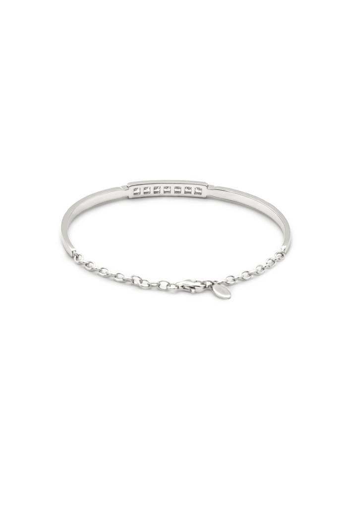 Silberry 925 Sterling Silver Crystal Femme Bracelet : B149