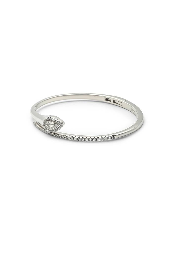 Silberry 925 Sterling Silver Serpent Kada : B252
