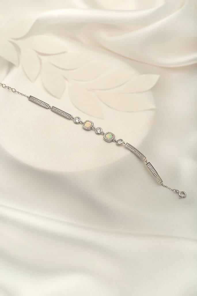 Silberry 925 Sterling Silver Ivory Bracelet : B257