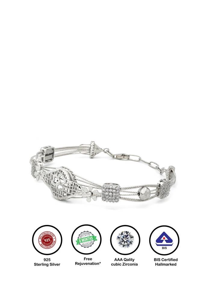 Silberry 925 Sterling Silver Retro Bracelet : B343