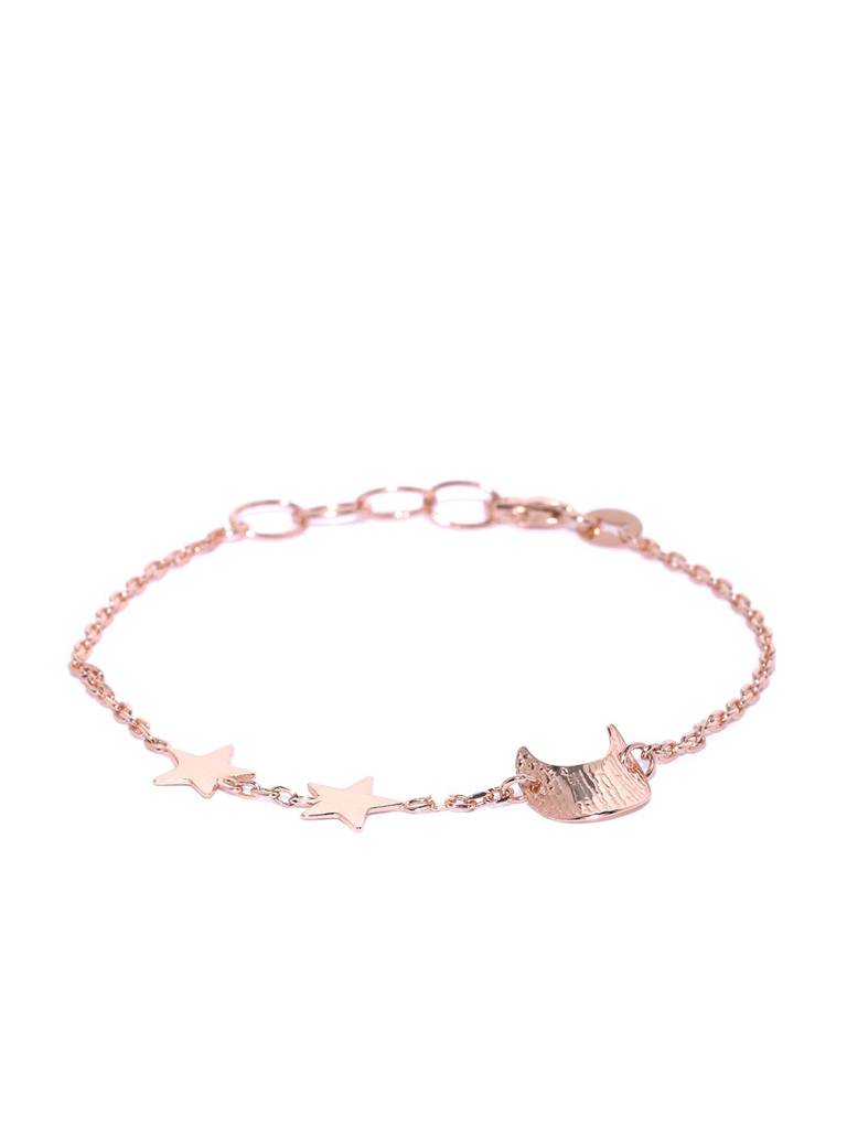 Carlton London Rose Gold-Plated Bracelet : B523708B
