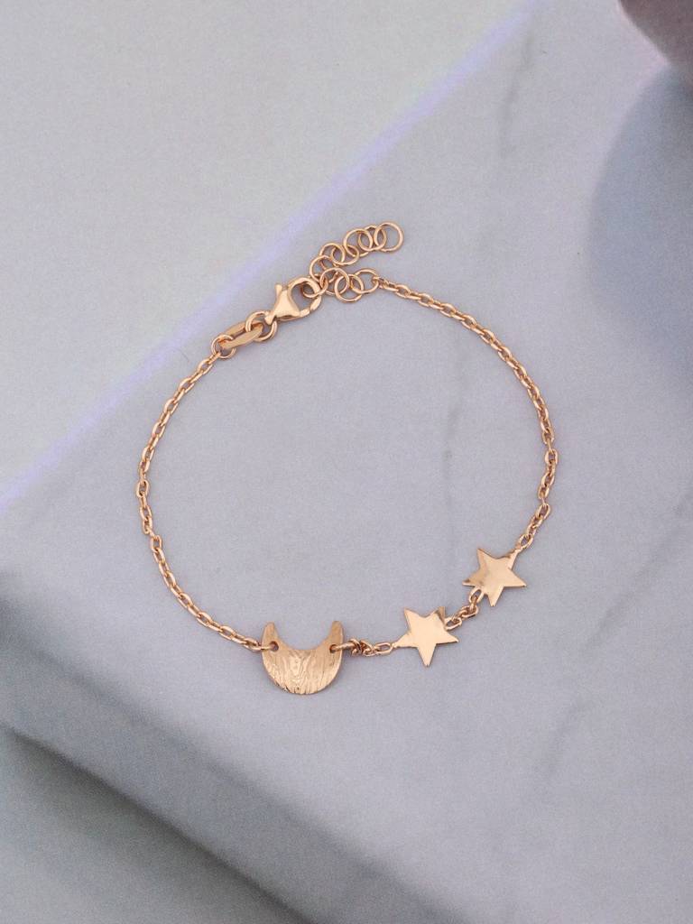 Carlton London Rose Gold-Plated Bracelet : B523708B