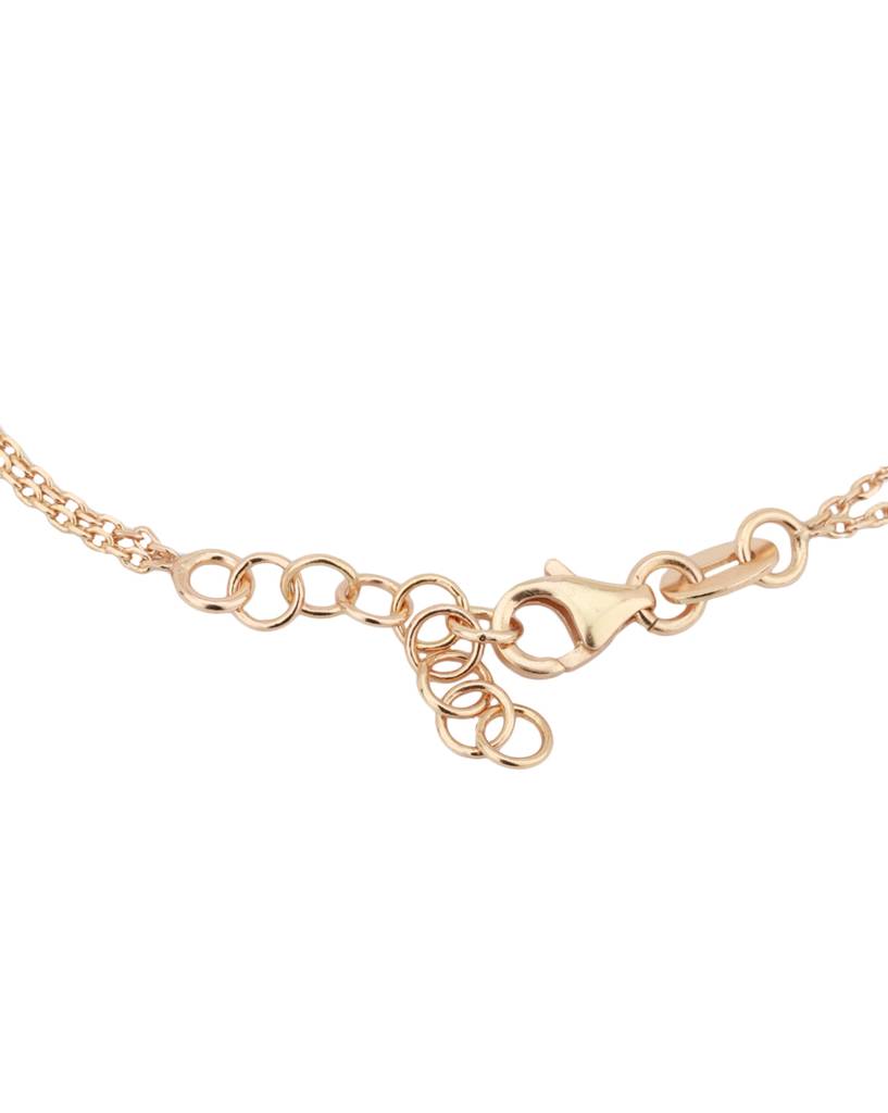 Gold-Plated Infinity-Shaped Multistrand Bracelet : B523716B
