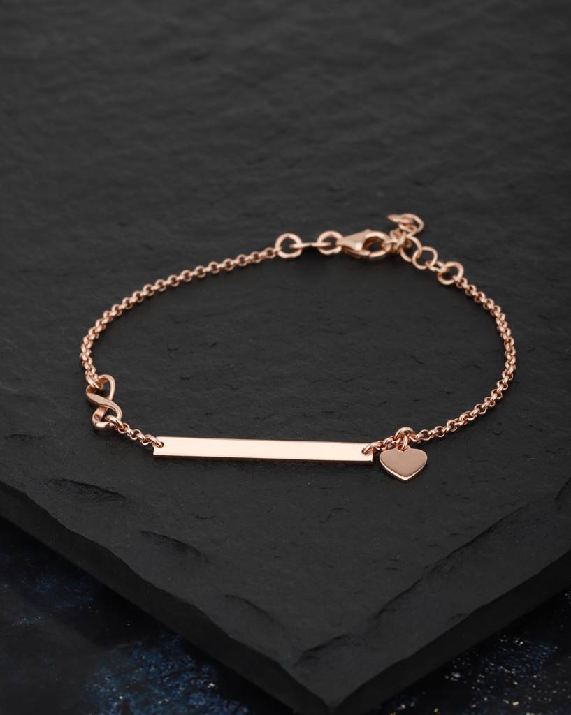 Rose Gold-Plated Charm Bracelet : B523720B