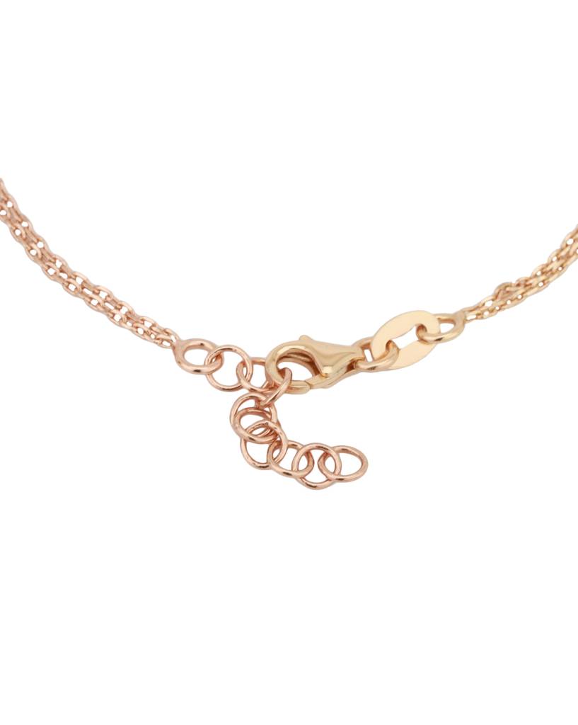 Rose Gold-Plated Dualstrand Bracelet : B523722B