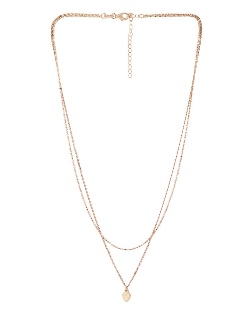 Gold-Plated Layered Necklace : B523813N