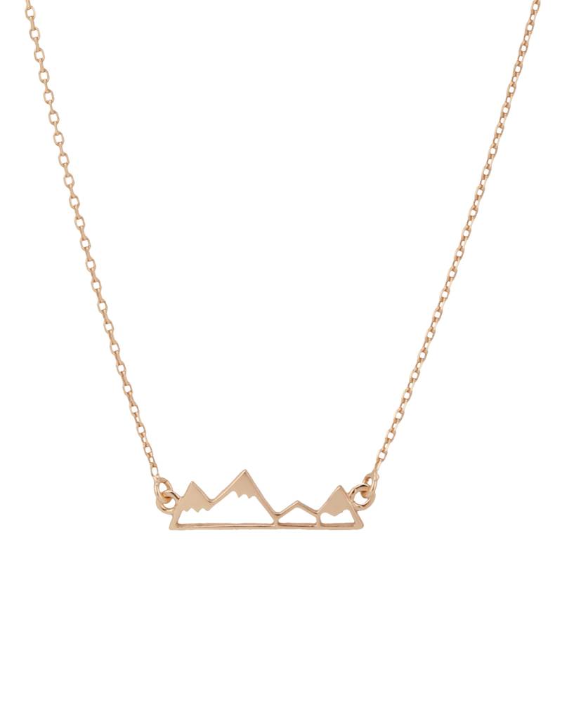 Gold-Plated Minimal Necklace : B523822N