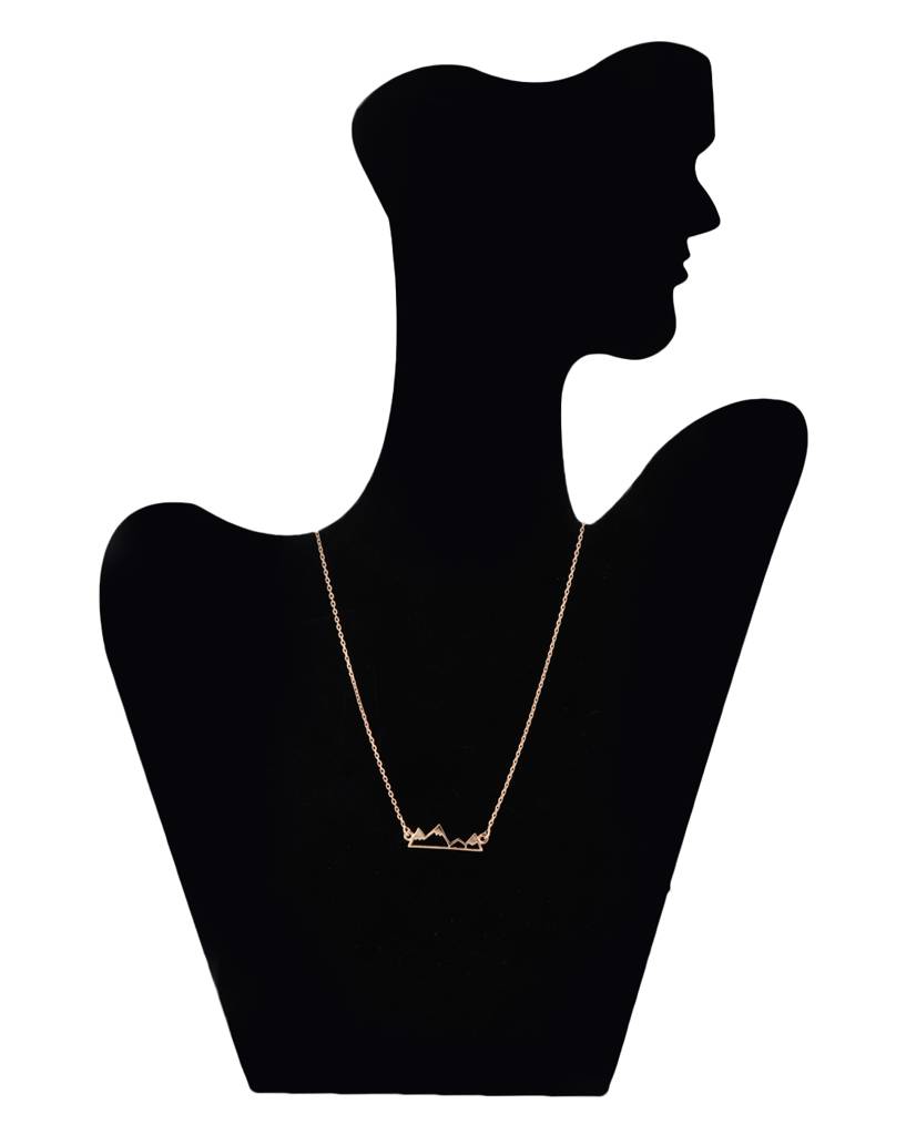 Gold-Plated Minimal Necklace : B523822N