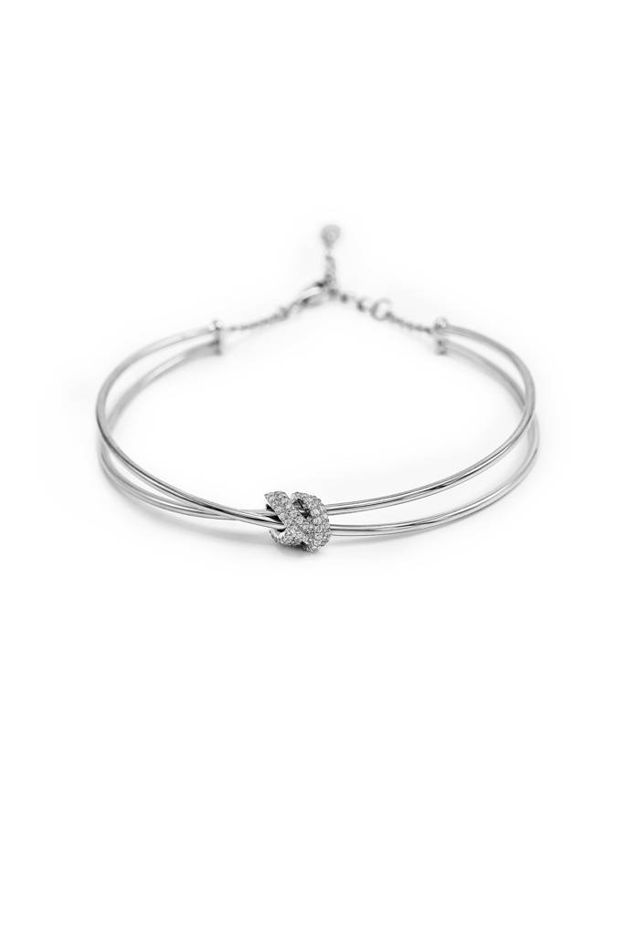 Silberry 925 Sterling Silver Knot Kada : B66