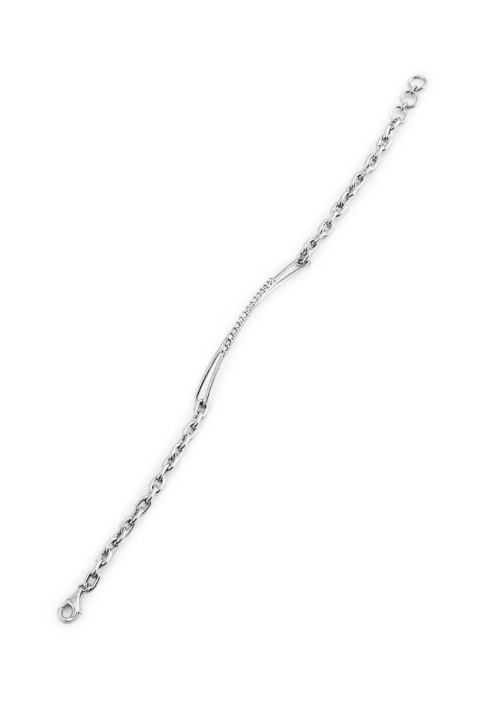 925 Sterling Silver Bridge Bracelet : B72