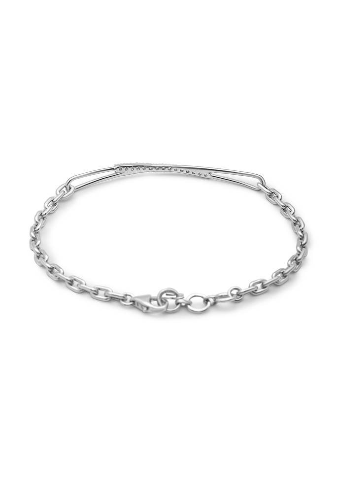 925 Sterling Silver Bridge Bracelet : B72