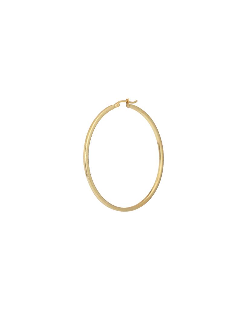 Gold-Plated Circular Hoop Earrings : B738010E