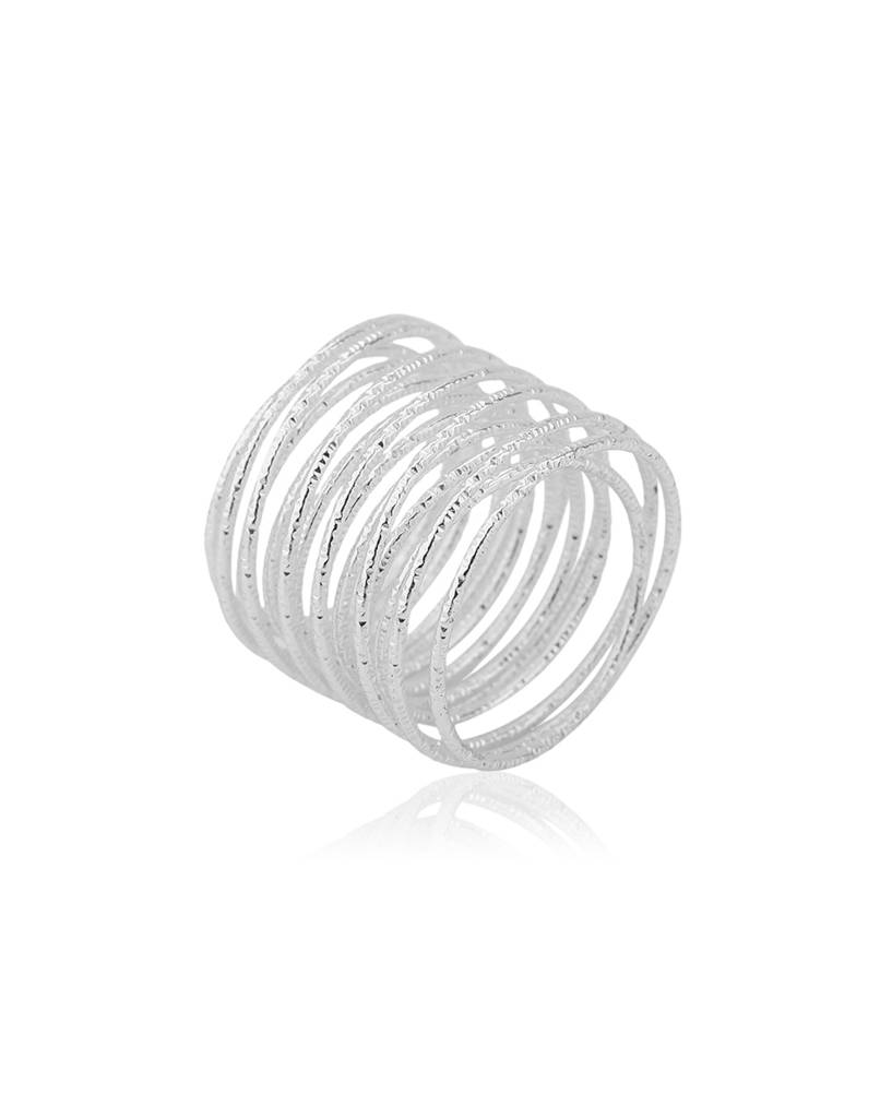 Carlton London Women Silver-Toned Finger Ring : B790548R1