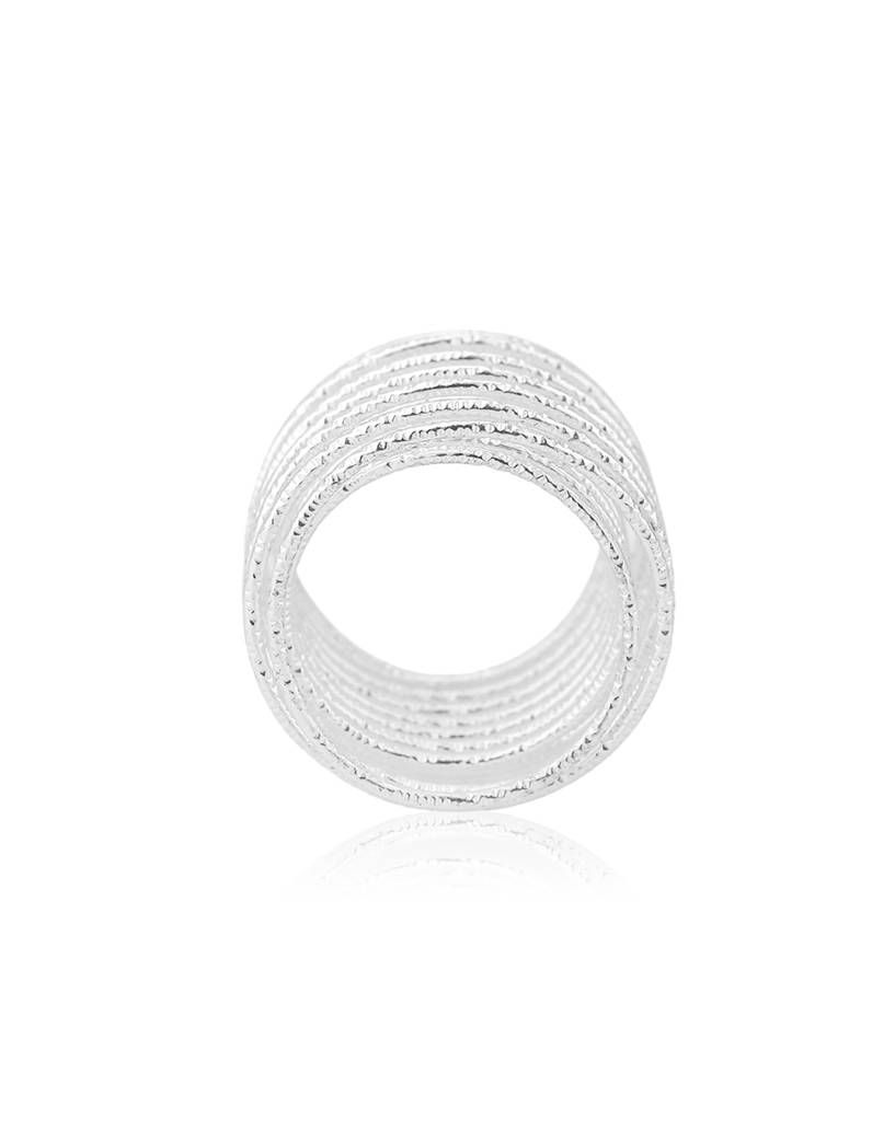 Carlton London Women Silver-Toned Finger Ring : B790548R1