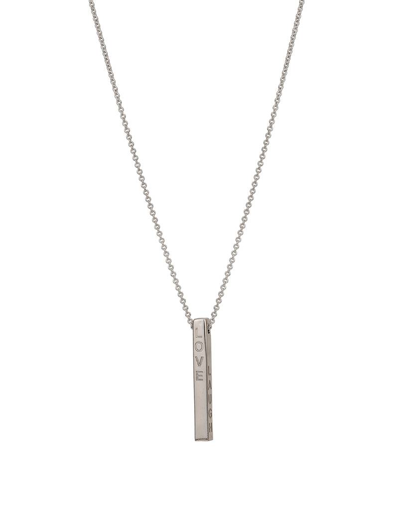 Carlton London Silver-Toned Rhodium-Plated Chain : B798704N2