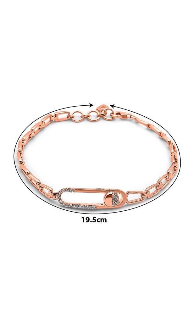 Silberry 925 Sterling Silver Flash-Pin Bracelet : B88