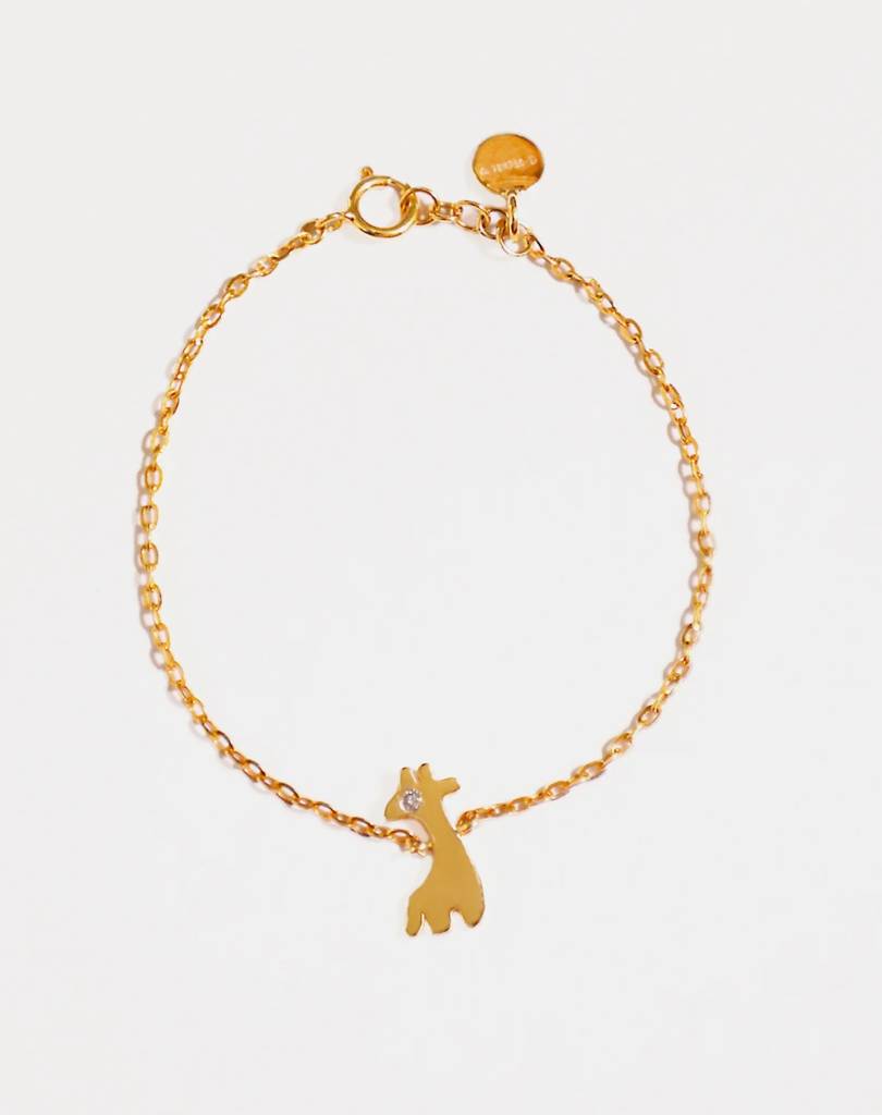 Kids Golden Giraffe Bracelet. : BA-Y-BRA-G