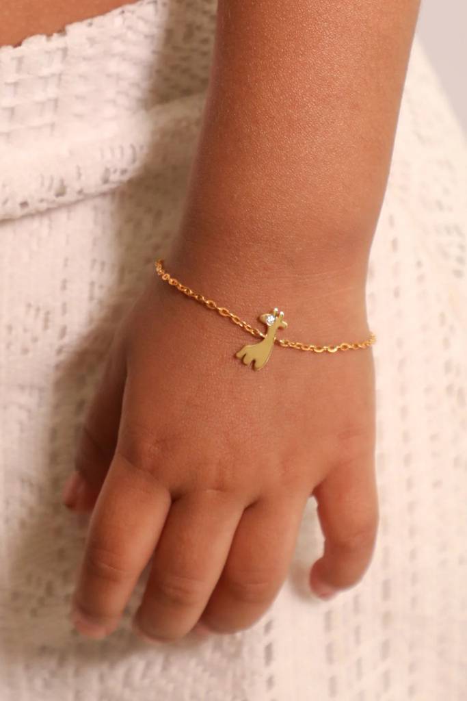 Kids Golden Giraffe Bracelet. : BA-Y-BRA-G