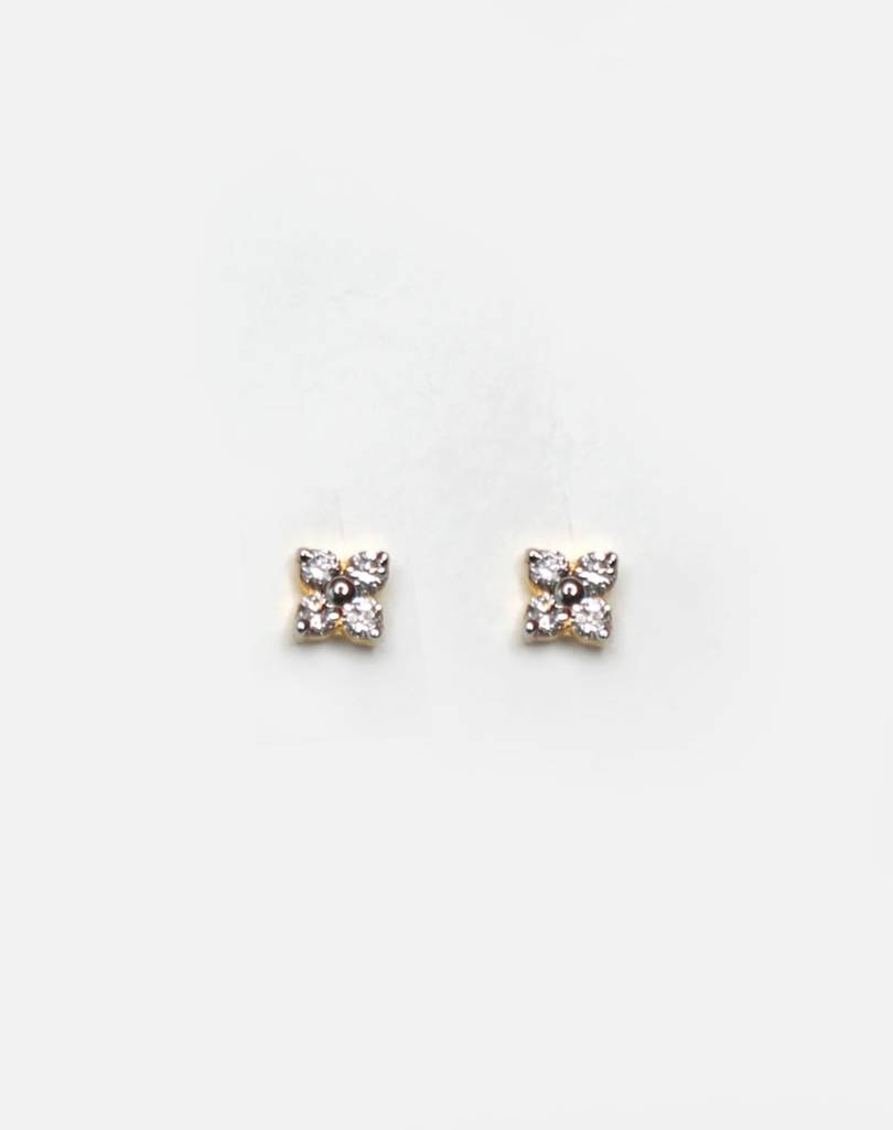 Kids Bloom Diamond Studs : BA-Y-ERDS