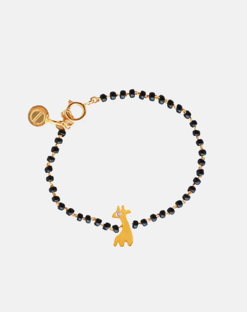 Kids Golden Giraffe Bracelet : BA-Y-NBRA-G