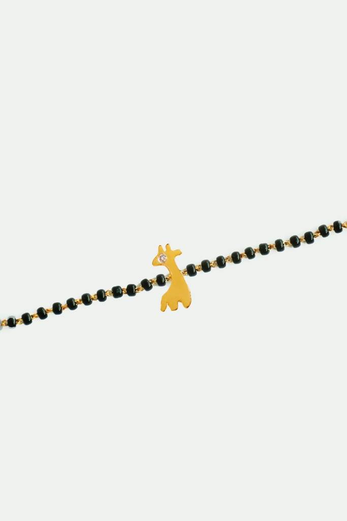 Kids Golden Giraffe Bracelet : BA-Y-NBRA-G