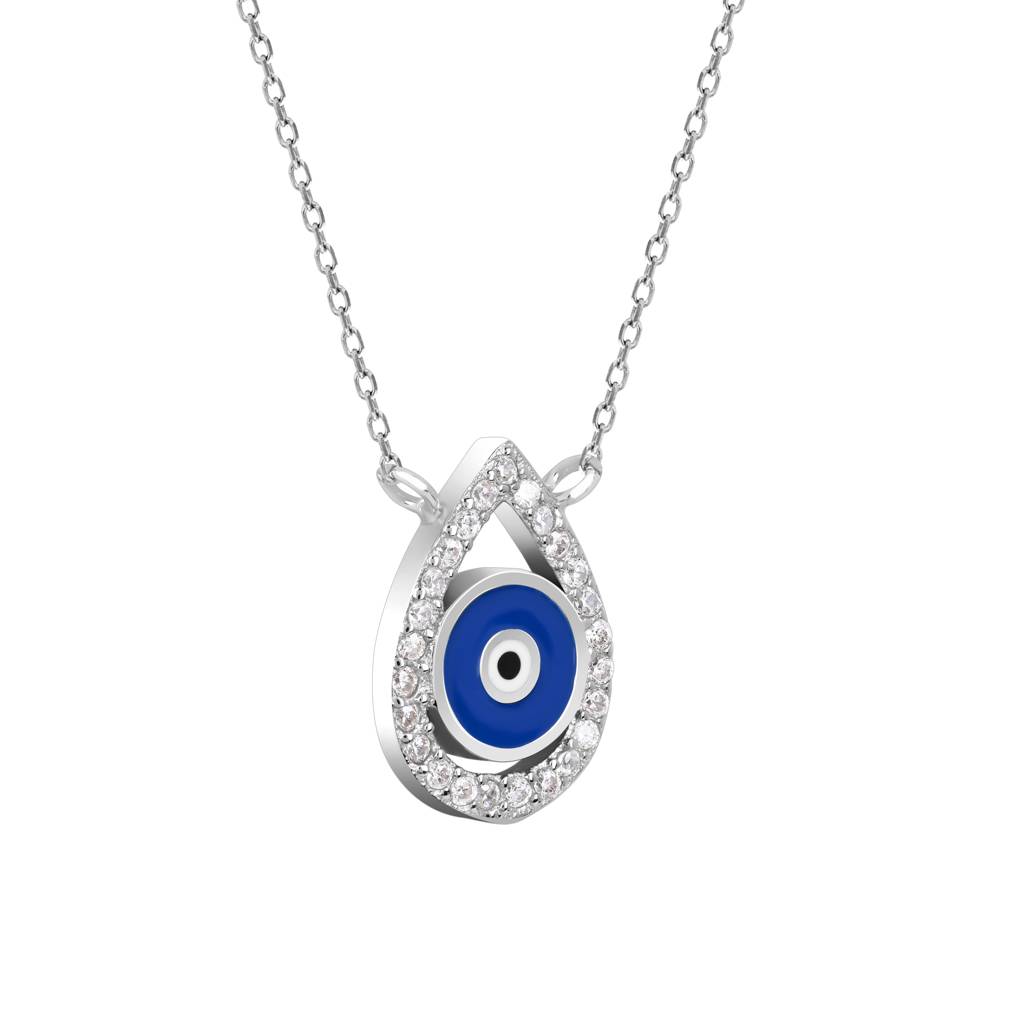 Drop Evil Eye Necklace : BBNC263