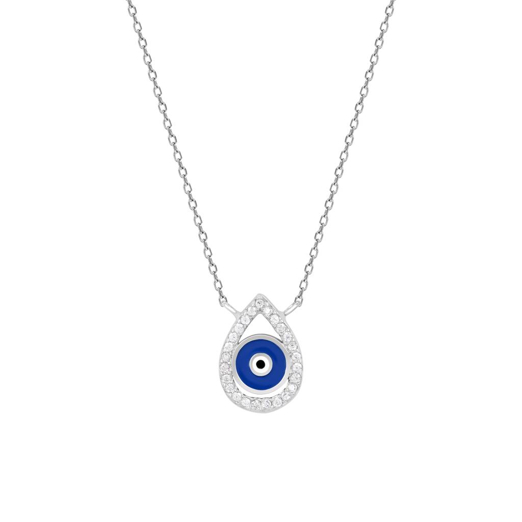 Drop Evil Eye Necklace : BBNC263