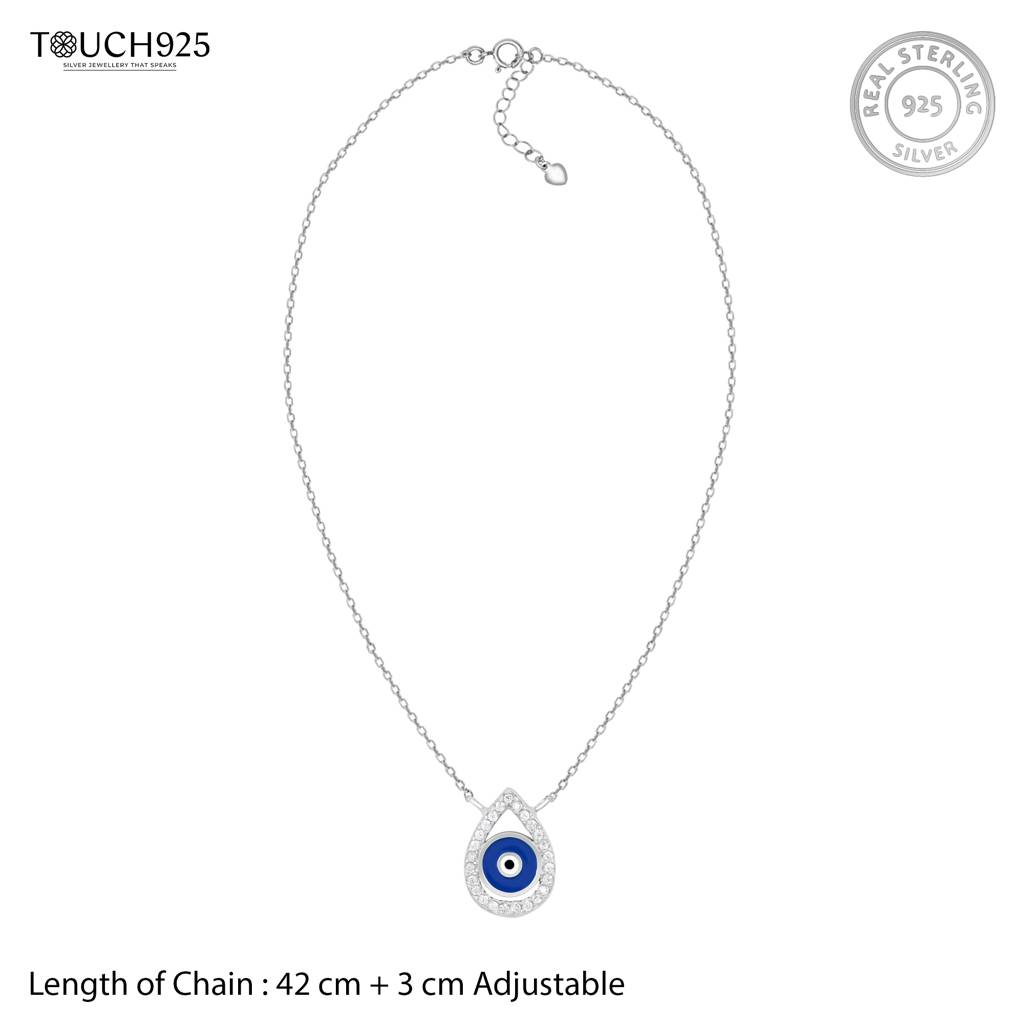 Drop Evil Eye Necklace : BBNC263