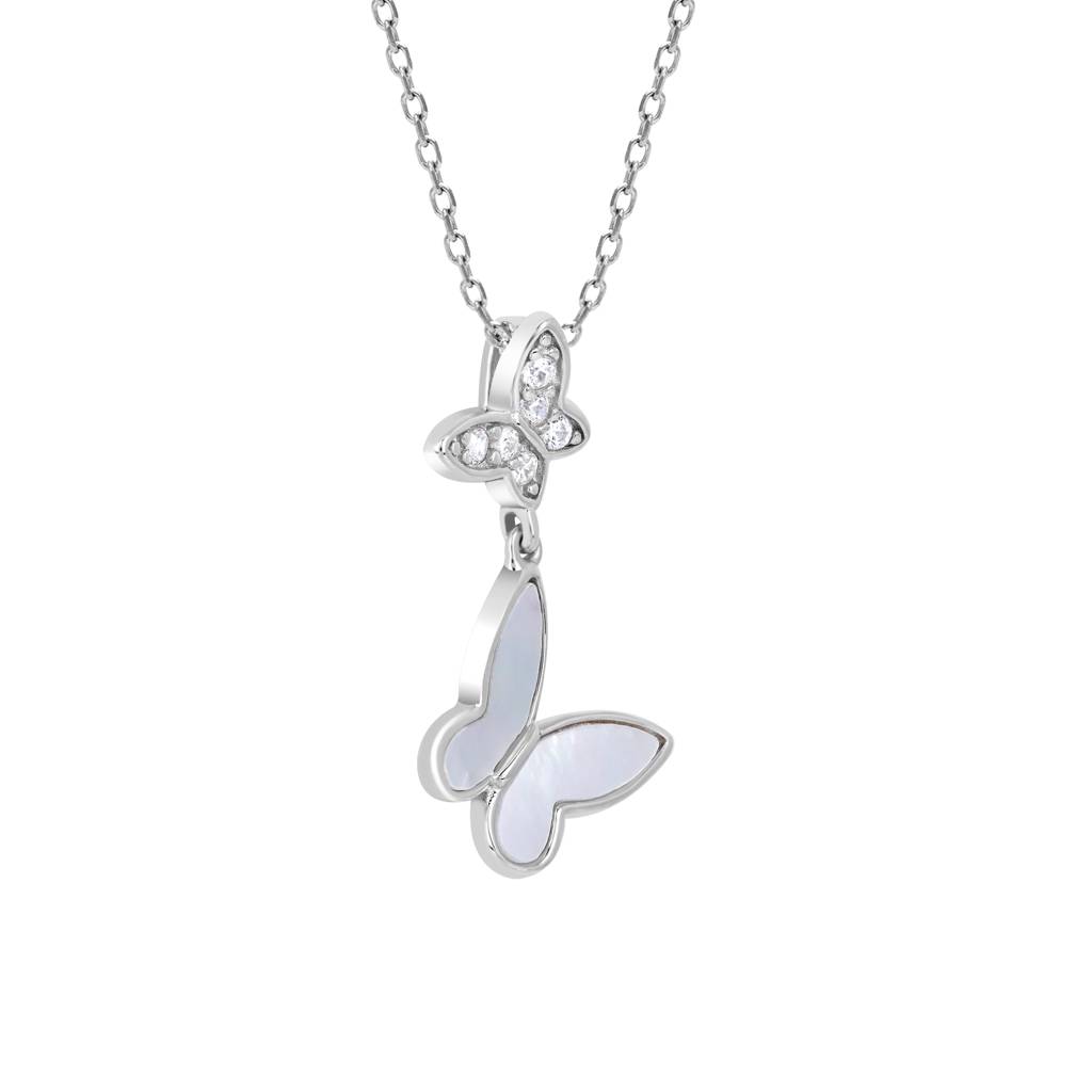 Duo Butterfly Necklace : BCNC271