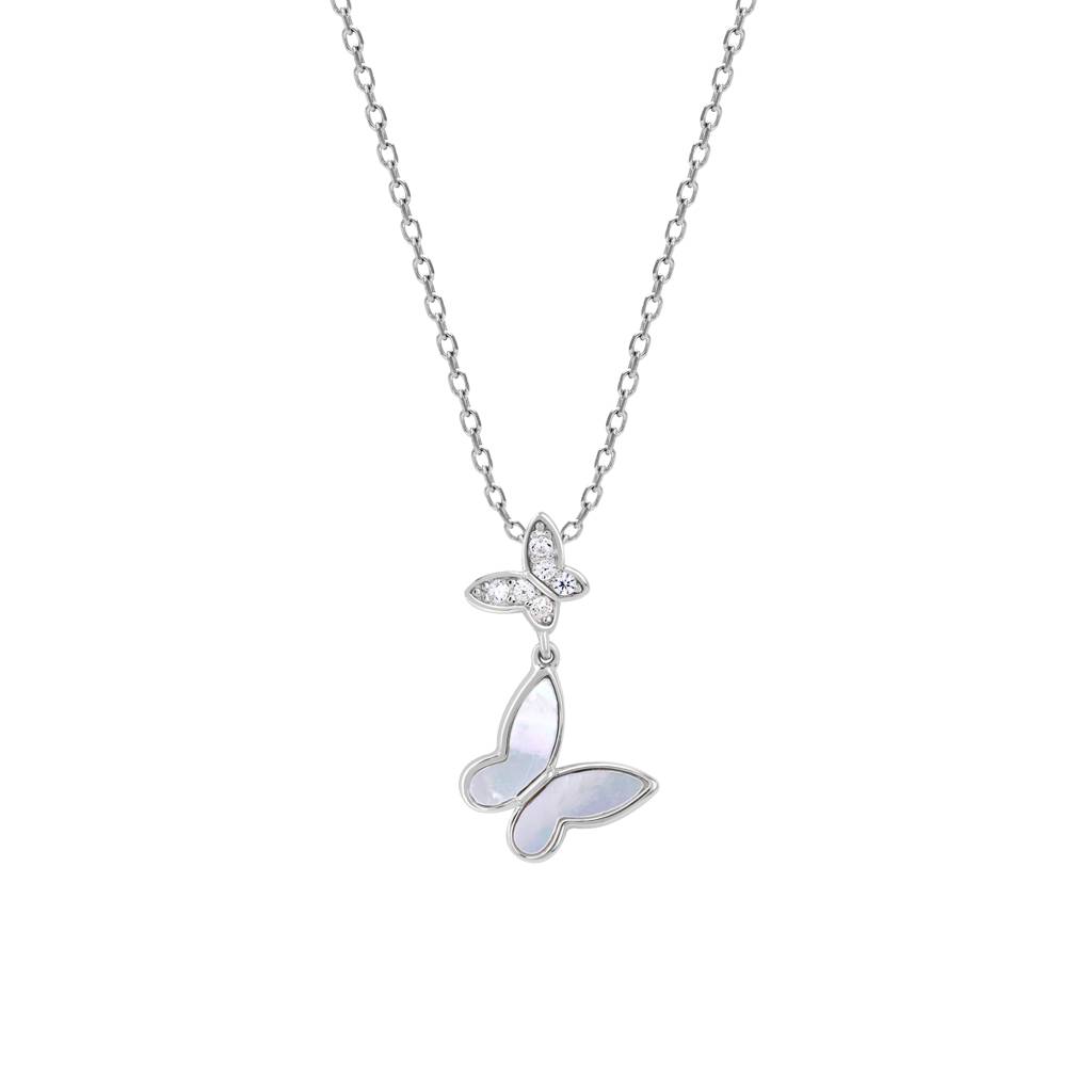 Duo Butterfly Necklace : BCNC271
