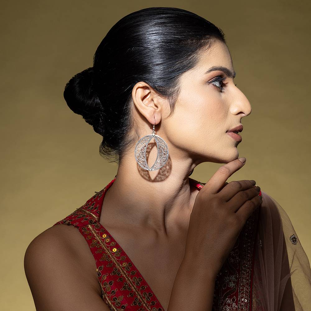 Round Filigree Earrings : BDER26