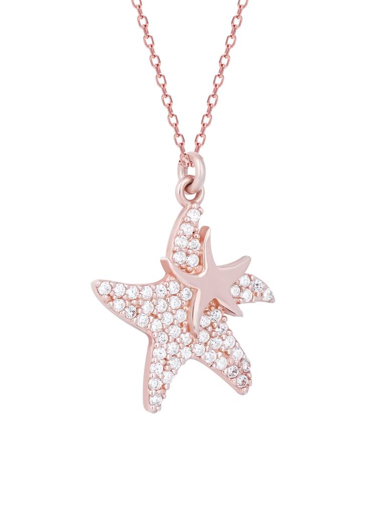 Rose Gold Star Serenity Chain Locket : BDLCL2