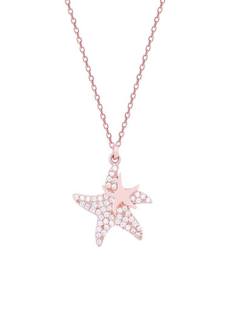 Rose Gold Star Serenity Chain Locket : BDLCL2