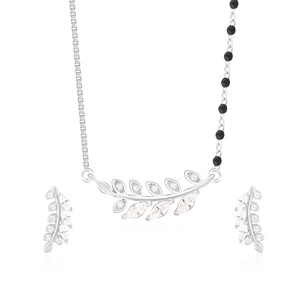 Beads And Leaf Necklace Set : BDNS200