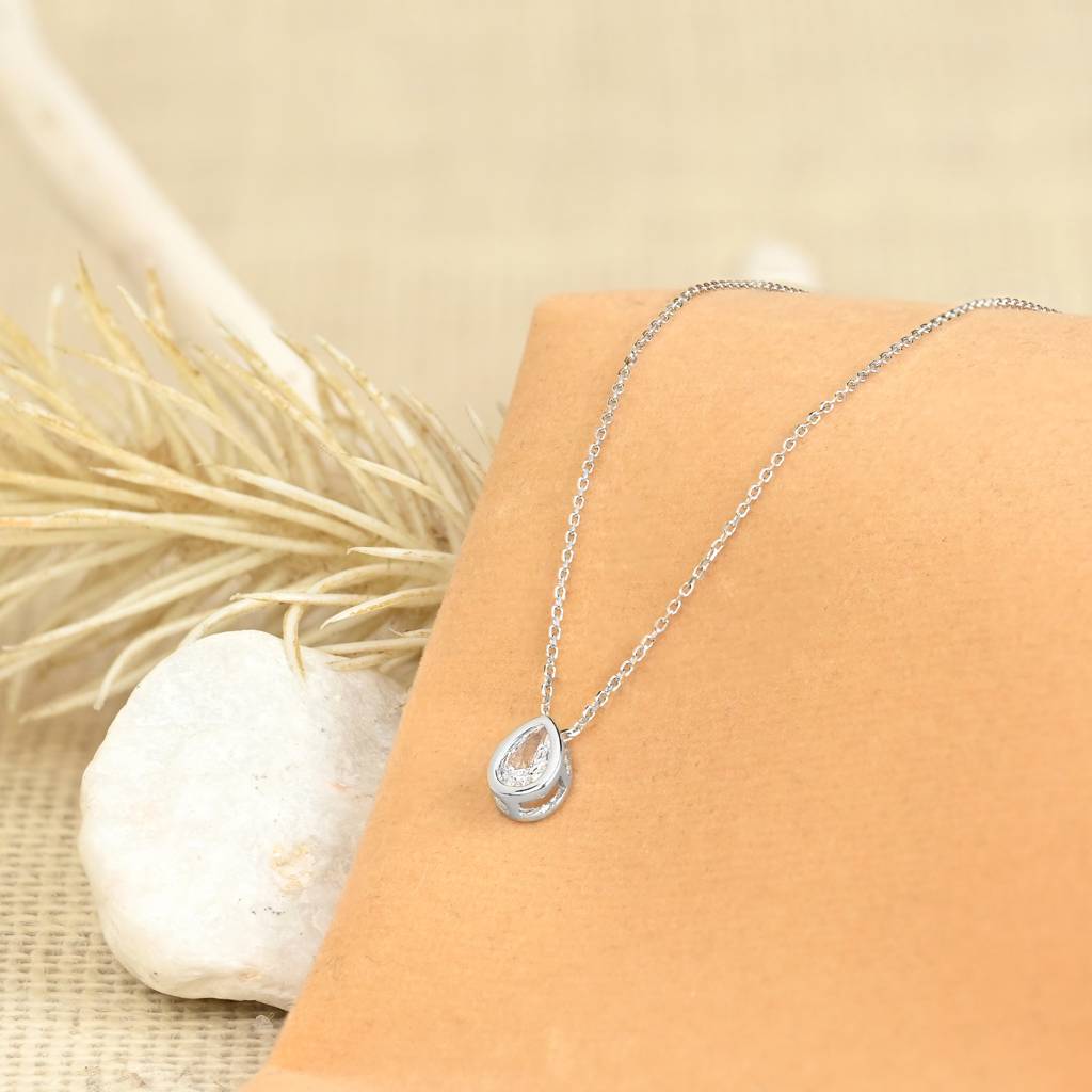 Elegant Drop Stone Necklace : BENC311