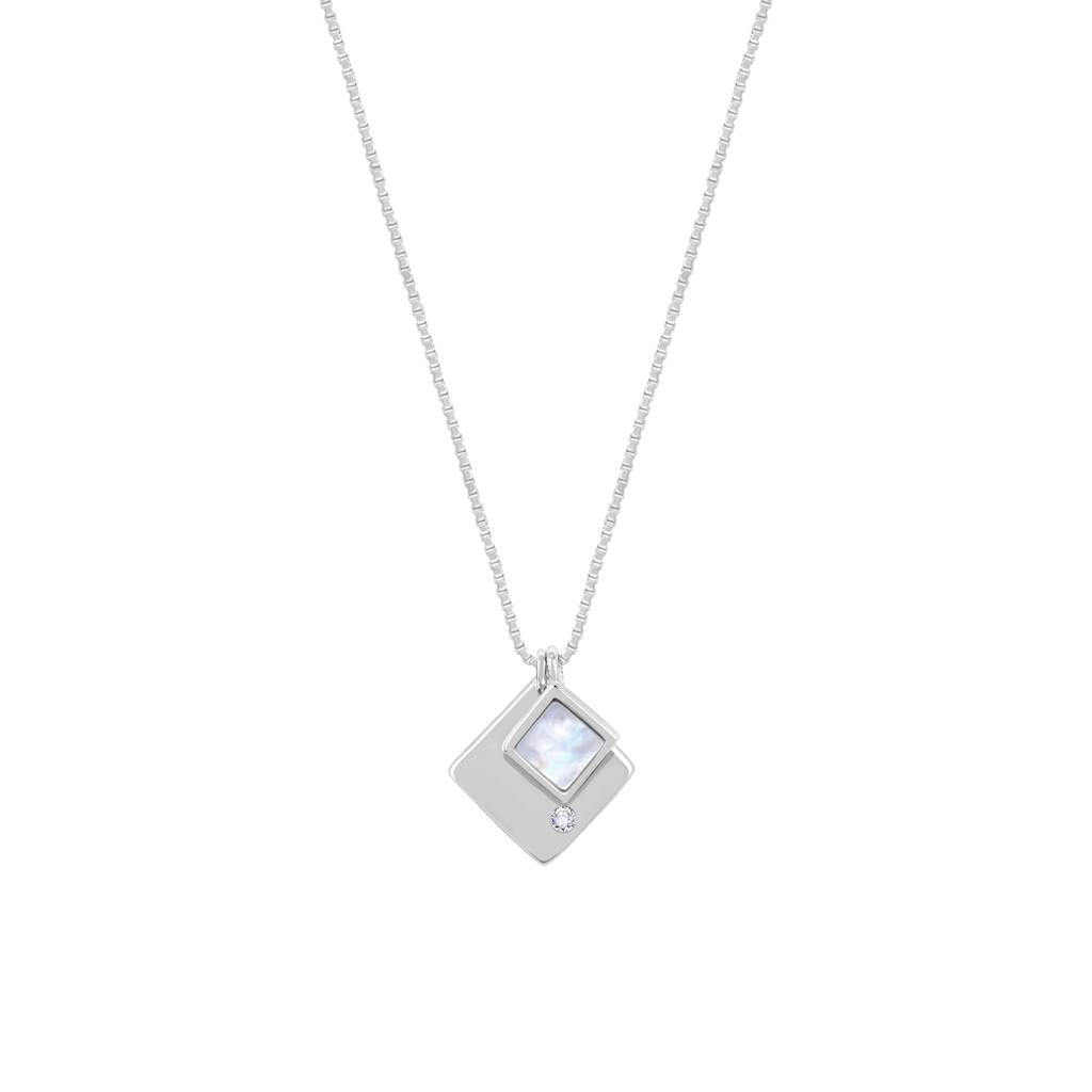 Overlapping Squares Necklace : BFNC331