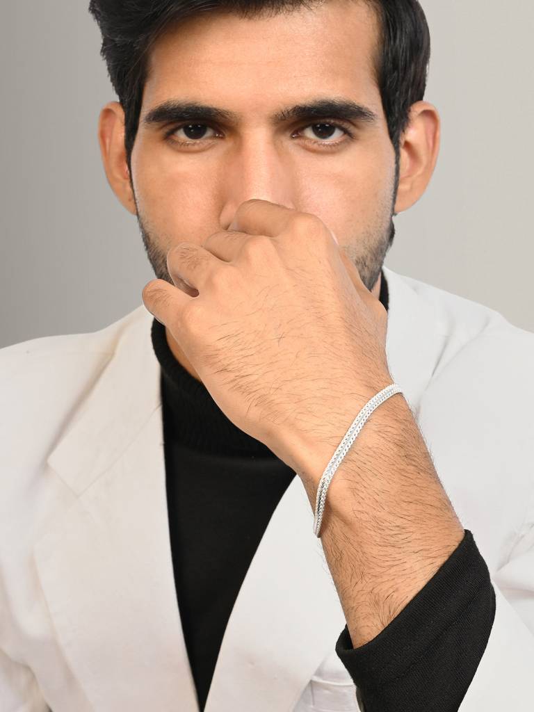 Corelink Silver Chain Bracelet : BGGB120