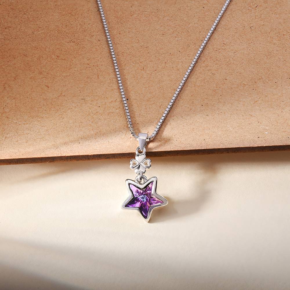 Green Starred Charm Chain Locket : BGLCL34