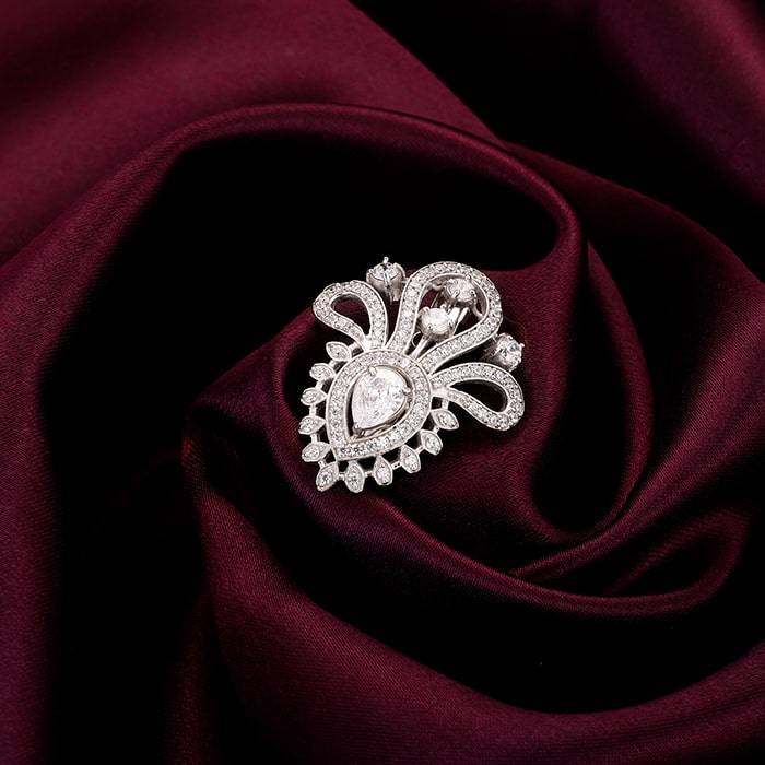Giva 925 Sterling Silver Radiance Brooch | Gifts For Women And Girls | With Certificate Of : BH010
