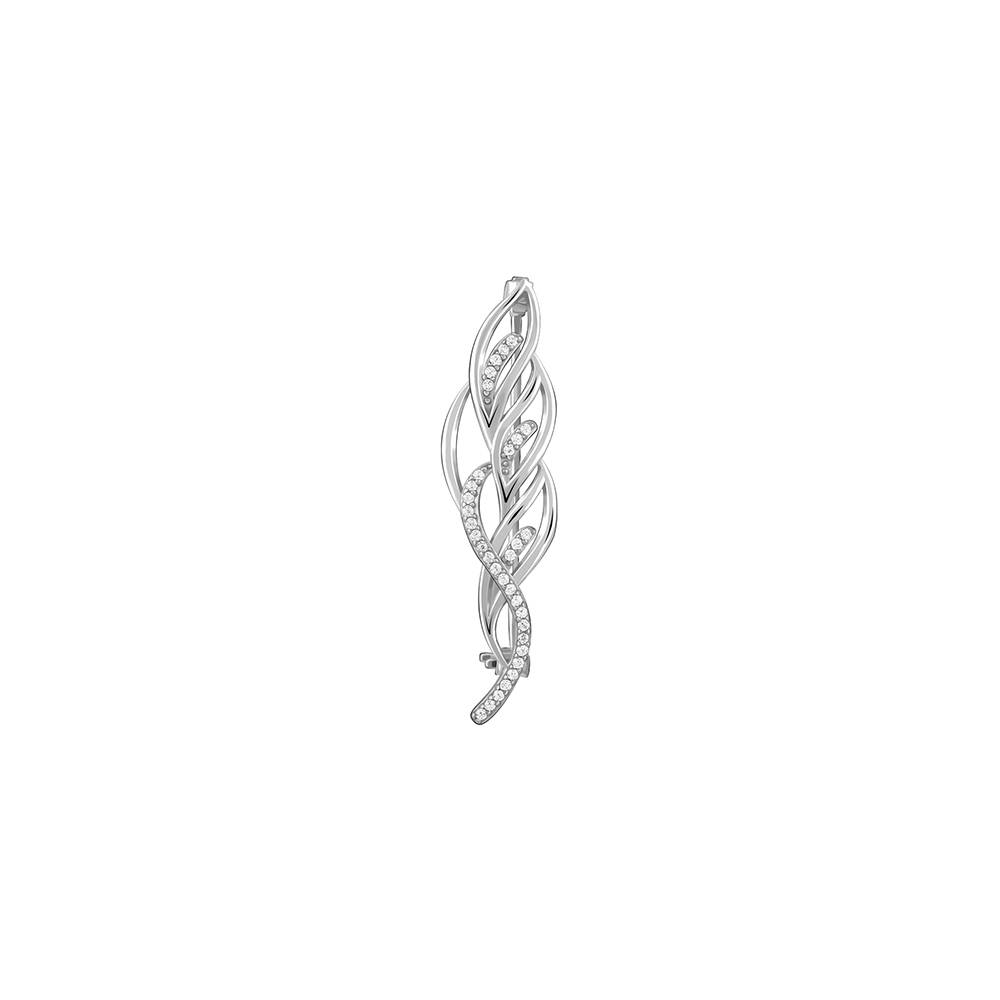 Giva 925 Silver Flaunting Leaf Brooch For Him| Gifts For Men And Boys| With Certificate Of Authenticity And 925 Stamp  : BH020