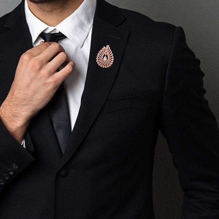 Giva 925 Sterling Silver Rose Gold Joy Of Heart Brooch | Gifts For Women And Girls | With  : BH03