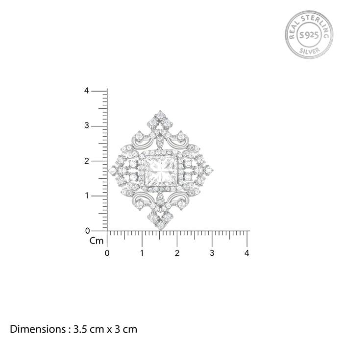Giva 925 Sterling Silver Magical Brooch | Gifts For Women And Girls | With Certificate Of  : BH07