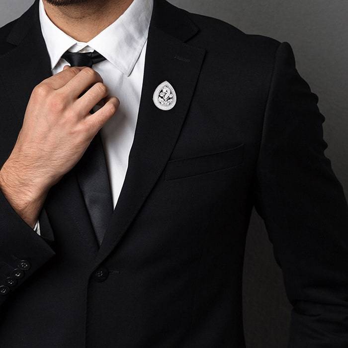 Giva 925 Sterling Silver Leaf Brooch | Gifts For Women And Girls | With Certificate Of Aut : BH08