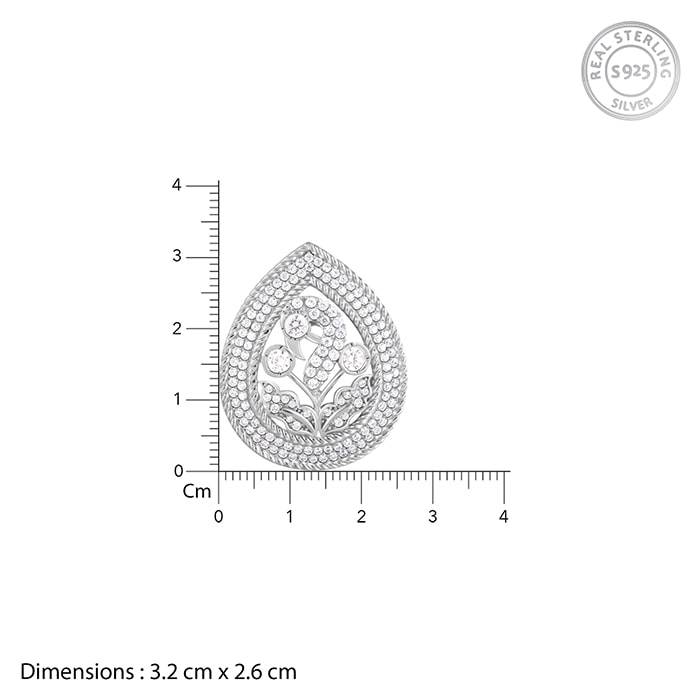 Giva 925 Sterling Silver Leaf Brooch | Gifts For Women And Girls | With Certificate Of Aut : BH08