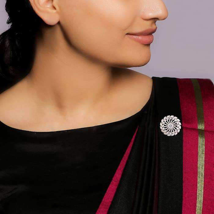 Giva 925 Sterling Silver Ferris Wheel Brooch | Gifts For Women And Girls | With Certificat : BH09