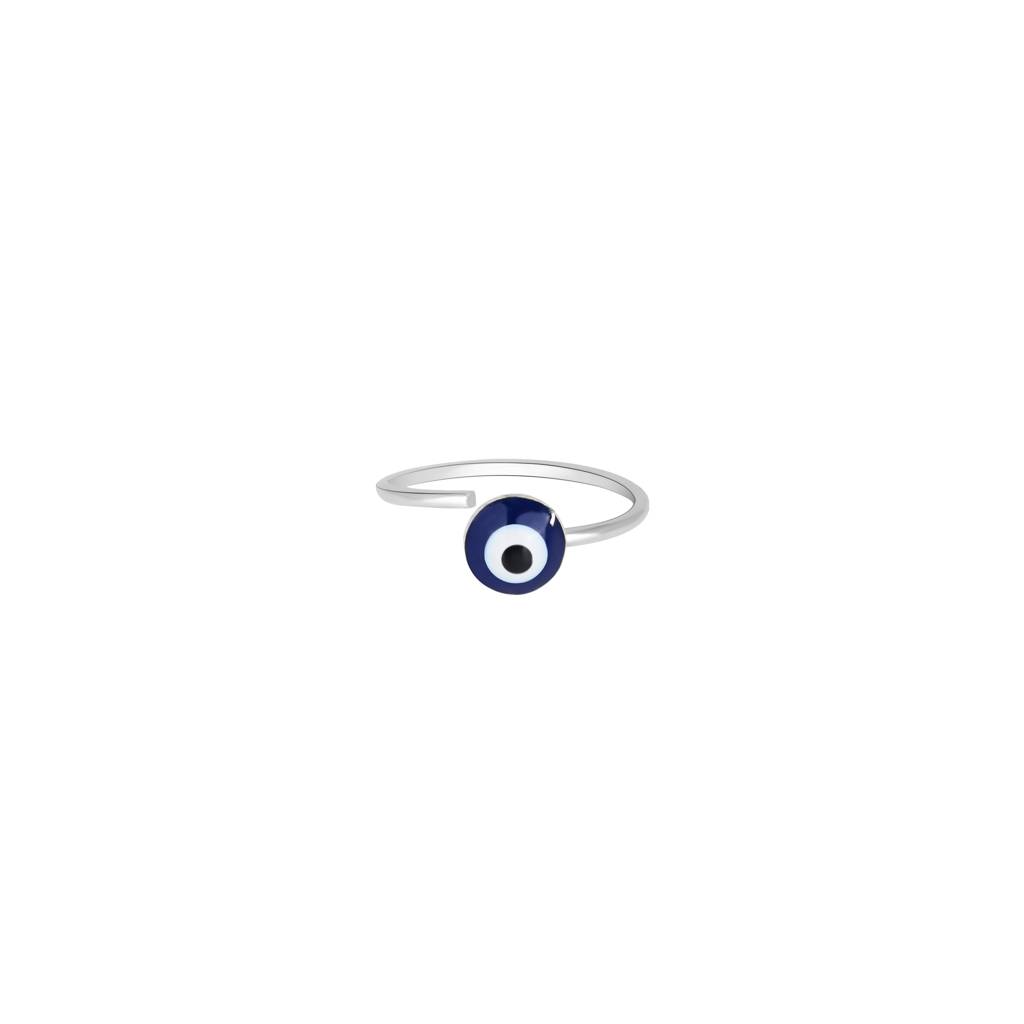 Pure Silver Evil Eye Nose Pin : BHNP643