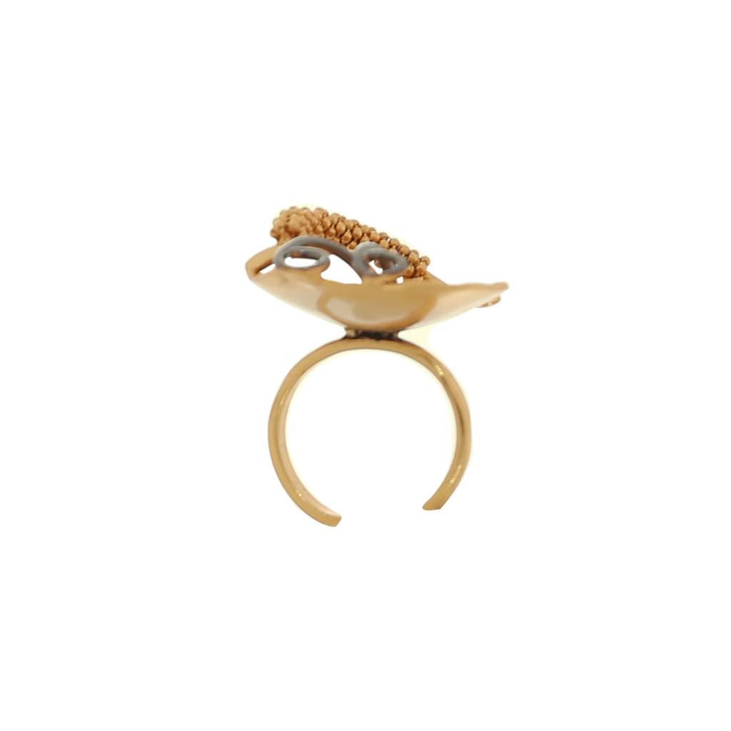 Midi Lotus Leaf Ring : ITBQR11
