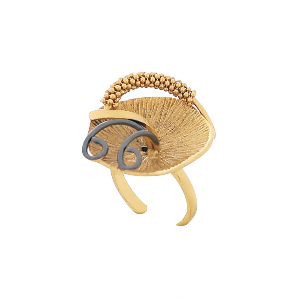 Midi Lotus Leaf Ring : ITBQR11