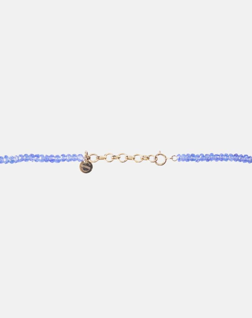 Beaded Tanzanite Necklace, Sagittarius : BI-Y-TNE