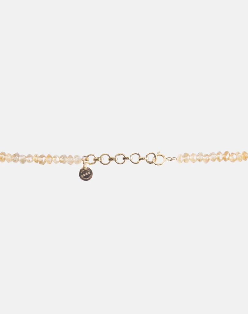 Beaded Topaz Necklace, Scorpio : BI-Y-YTNE